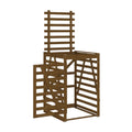 階段付き収納ラック - 家庭用またはオフィスでの使用 - 木材製 - 150 x 80 x 200